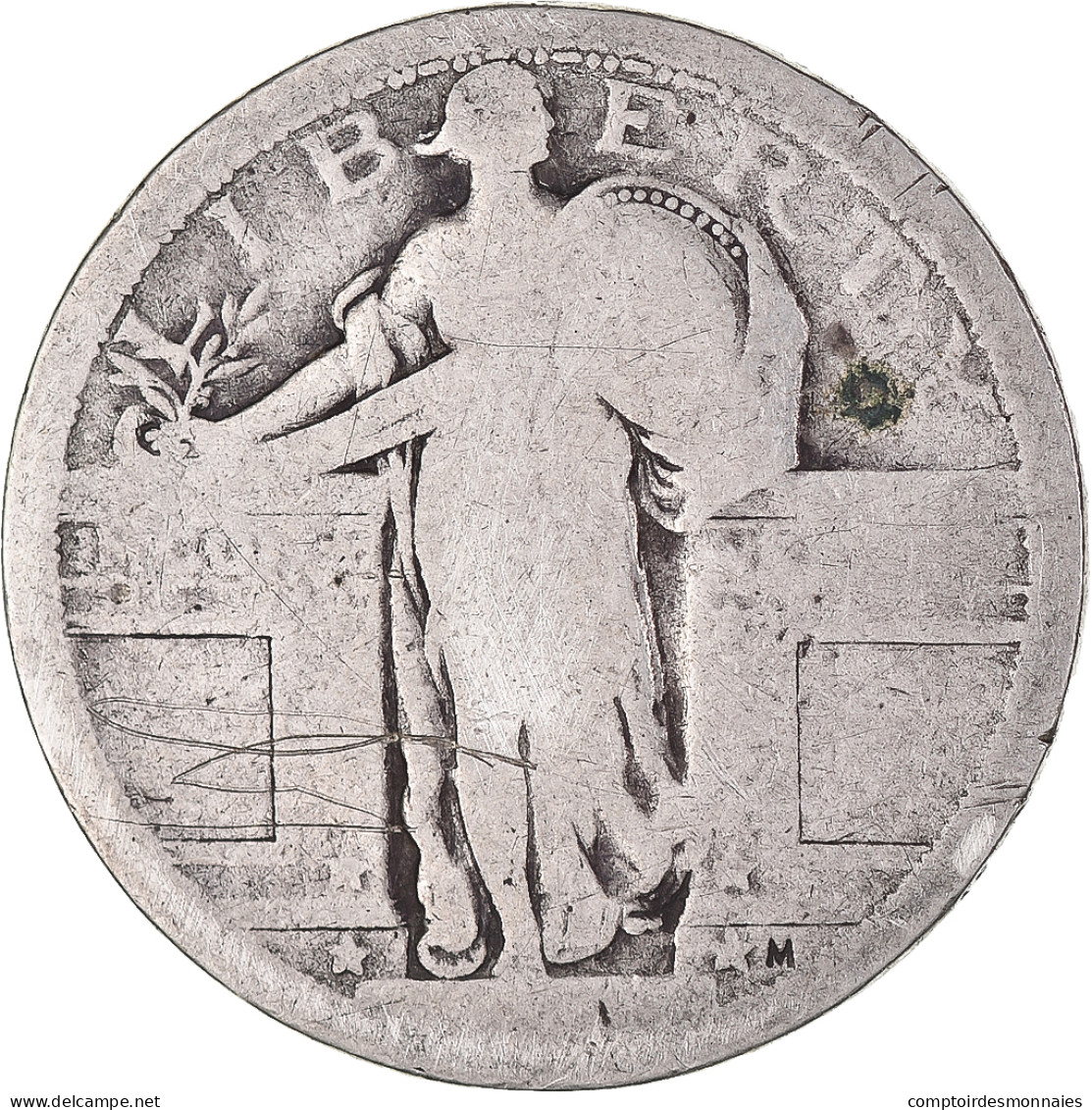 Monnaie, États-Unis, Standing Liberty Quarter, Quarter, 1917, U.S. Mint - 1916-1930: Standing Liberty (Liberté Debout)