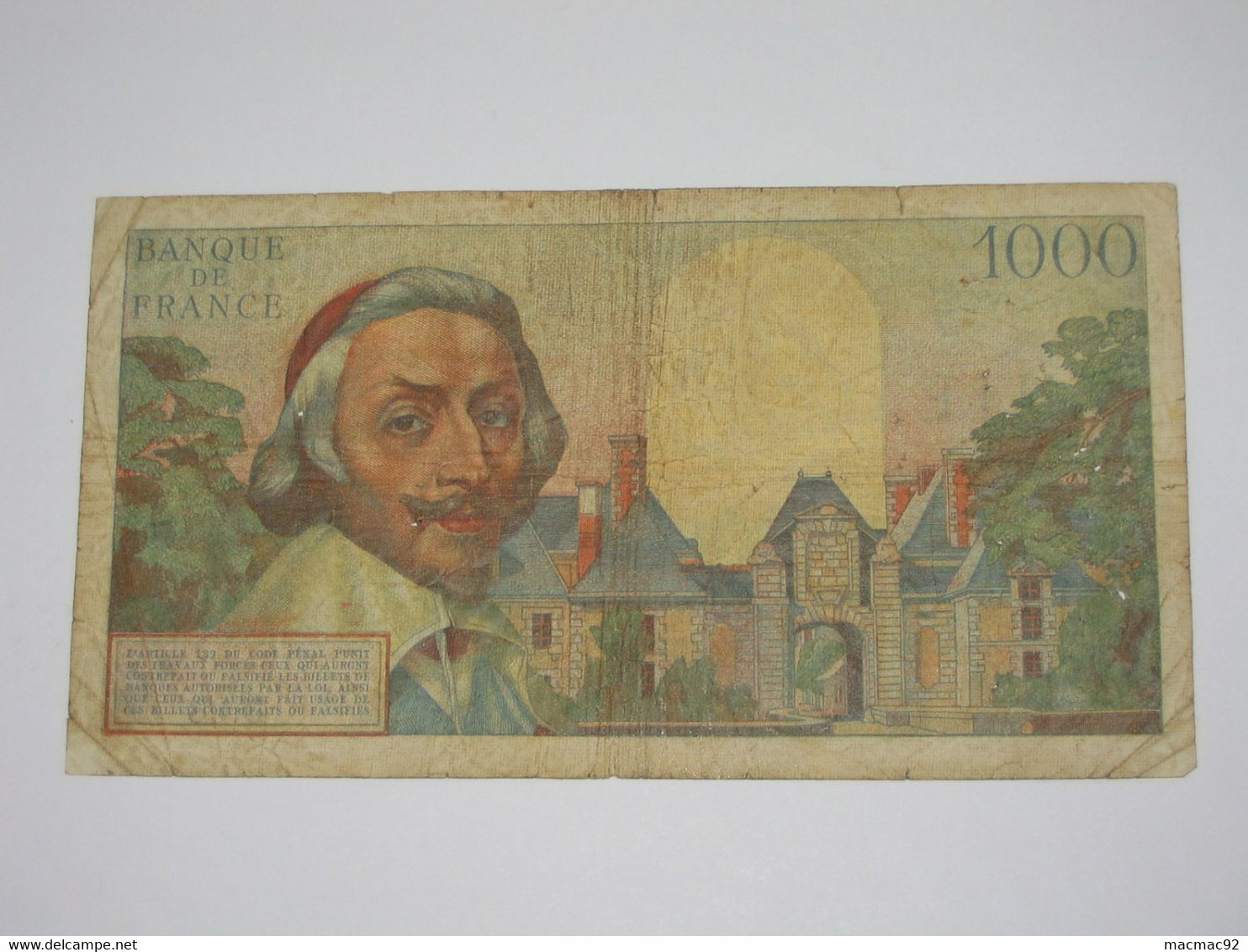 1000 Francs Richelieu  6-5-1954 **** EN ACHAT IMMEDIAT **** - 1 000 F 1953-1957 ''Richelieu''