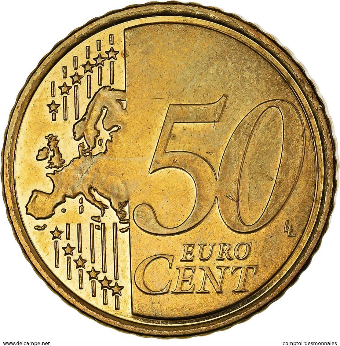 Chypre, 50 Euro Cent, Kyrenia Ship, 2008, SPL+, Or Nordique - Cyprus