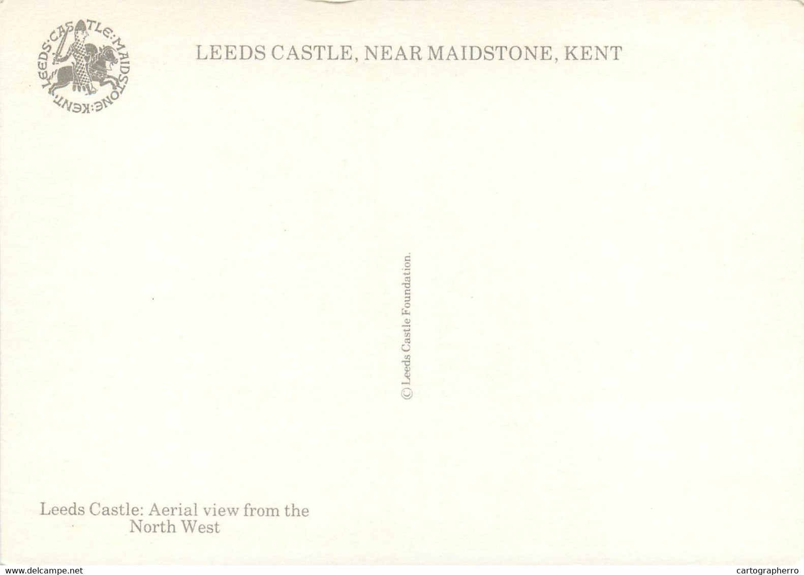 Post Card England Leeds Castle Northwest View - Leeds