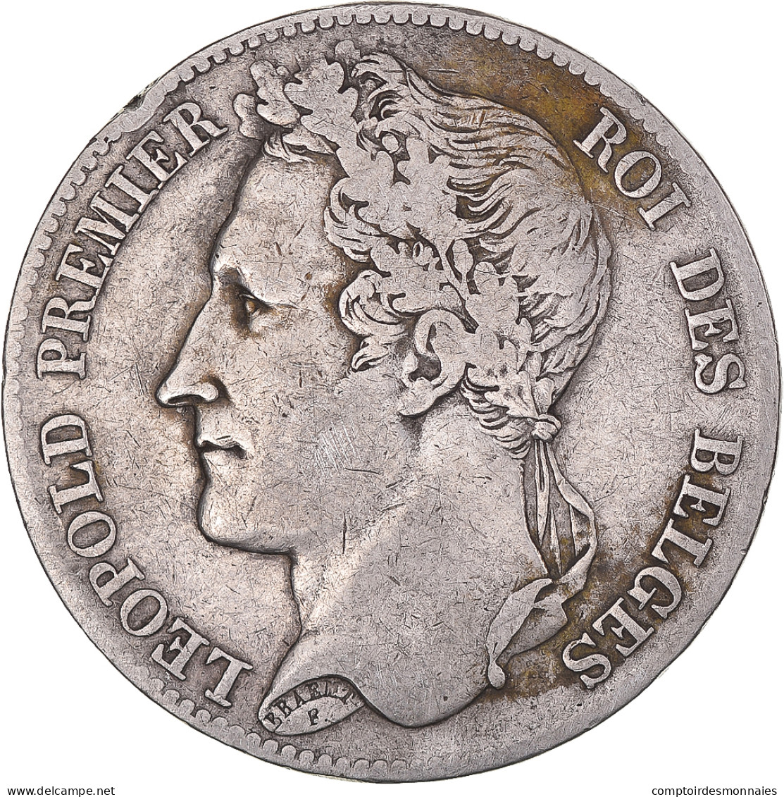 Monnaie, Belgique, Leopold I, 5 Francs, 5 Frank, 1848, TB+, Argent, KM:3.2 - 5 Frank