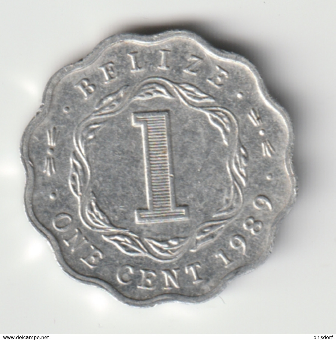 BELIZE 1989: 1 Cent, KM 33a - Belize