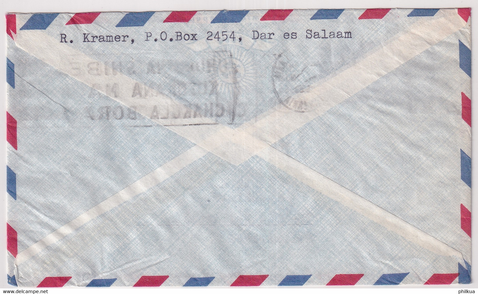 MiNr. 5-7, 13 Tansania 1965, 9. Dez. Freimarken: Landesmotive Auf Bedarfsluftpostbrief In Die Schweiz Gelaufen - Airmail