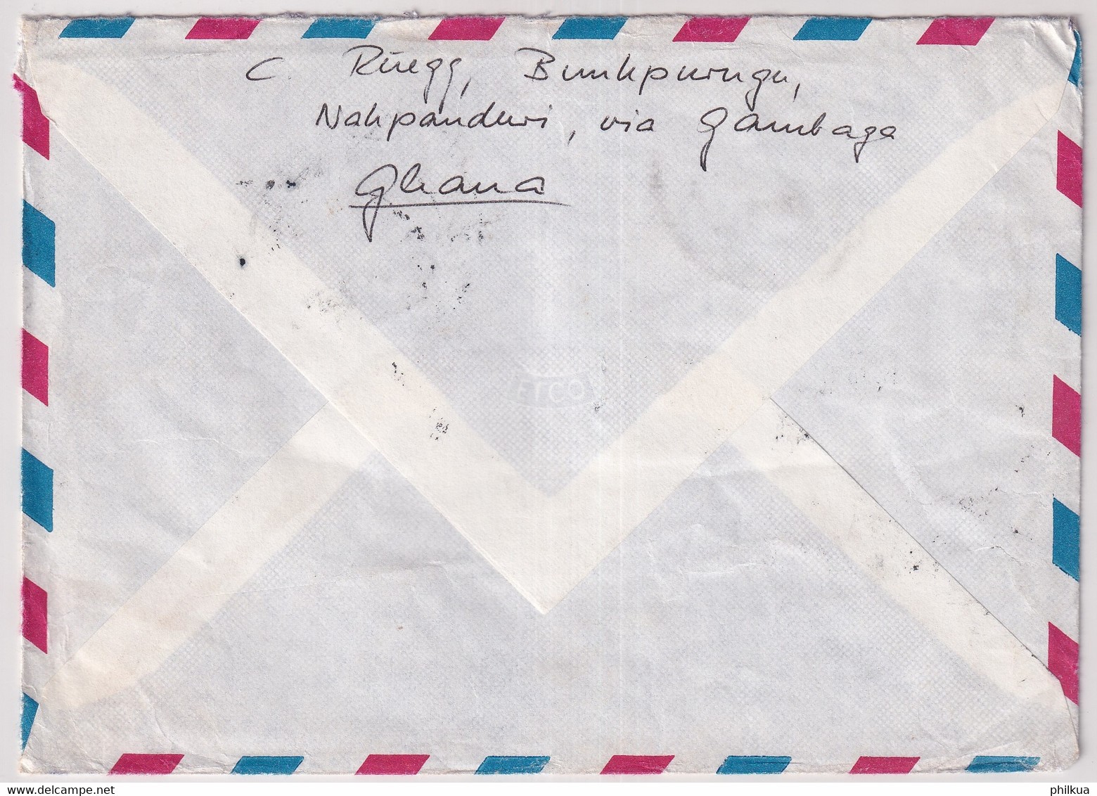 MiNr. 299, 313-314, 364 Ghana 1967, 1. Juni. Freimarken: Nationale Symbole Bedarfsluftpostbrief In Die Schweiz Gelaufen - Ghana (1957-...)