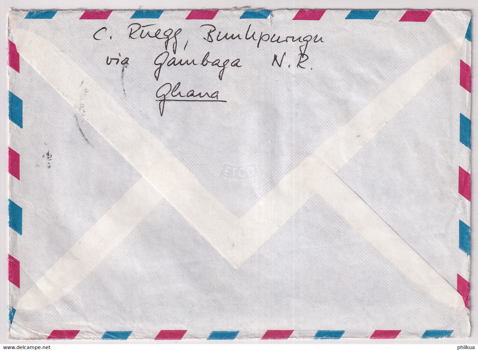 MiNr. 299-300, 313-314 Ghana 1967, 1. Juni. Freimarken: Nationale Symbole Bedarfsluftpostbrief In Die Schweiz Gelaufen - Ghana (1957-...)