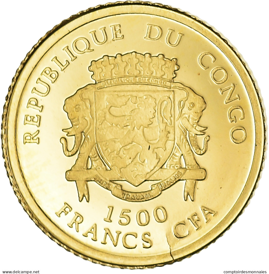 Monnaie, République Démocratique Du Congo, Napoléon Bonaparte, 1500 Francs - Congo (República Democrática 1998)