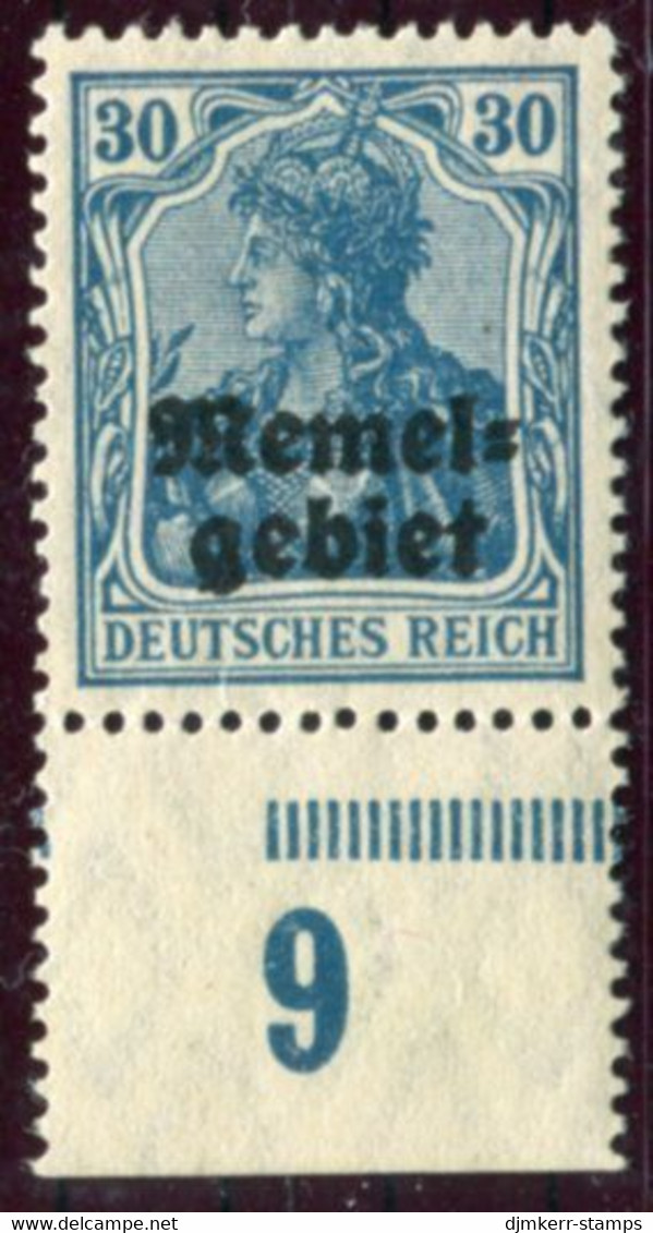 MEMEL 1920  Overprint On Germany 380 Pf, MNH / **.  Michel 15 - Memelgebiet 1923