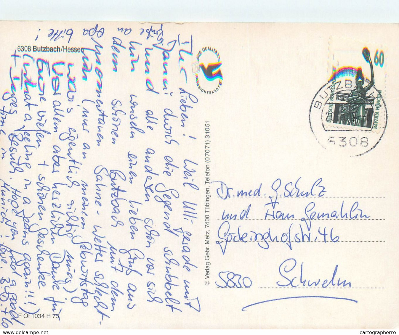 Postcard Germany Butzbach Multi View - Butzbach