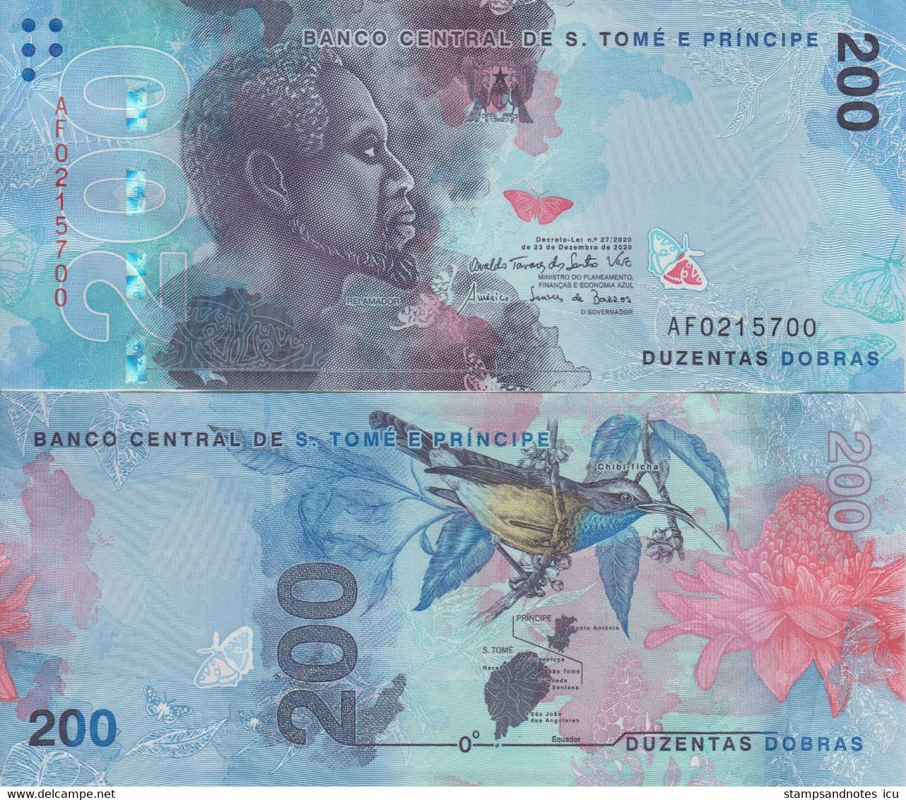 SAINT THOMAS & PRINCE 200 Dobras P W81 2020 UNC Sao Tome And Principe - San Tomé E Principe