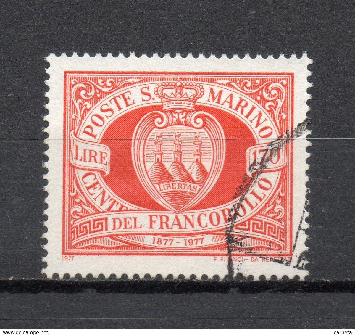 SAINT MARIN   N° 943   OBLITERE   COTE  0.20€    PREMIER TIMBRE DE SAINT MARIN - Gebraucht