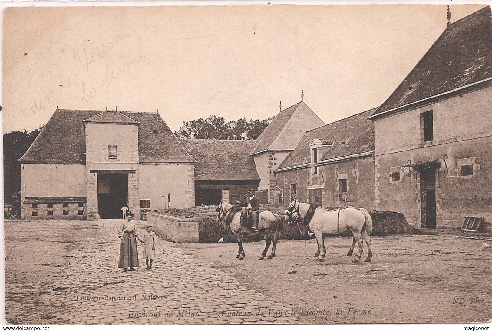 CPA - Chateau Du Vaux De Vicomte  - La Ferme - Fermes