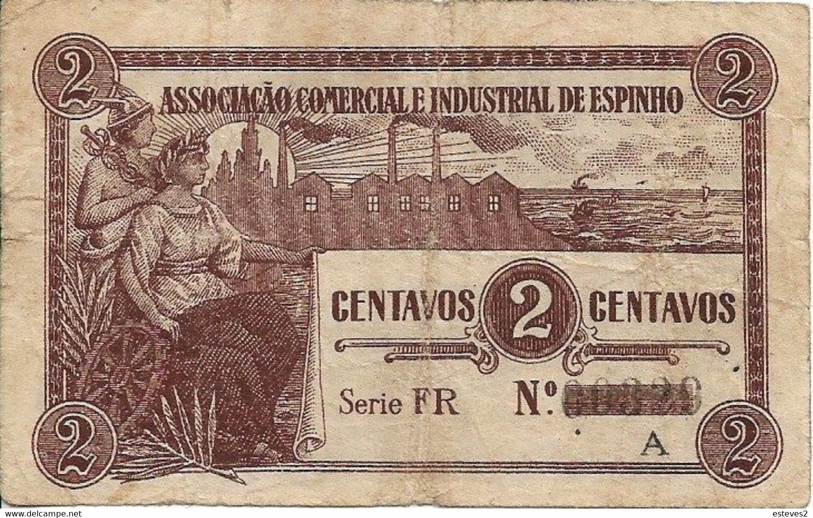 Portugal Local Banknote ESPINHO , Associação Comercial E Industrial De Espinho , Notegeld , Useda - Portugal