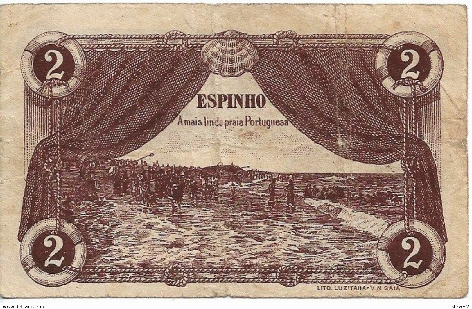 Portugal Local Banknote ESPINHO , Associação Comercial E Industrial De Espinho , Notegeld , Useda - Portugal