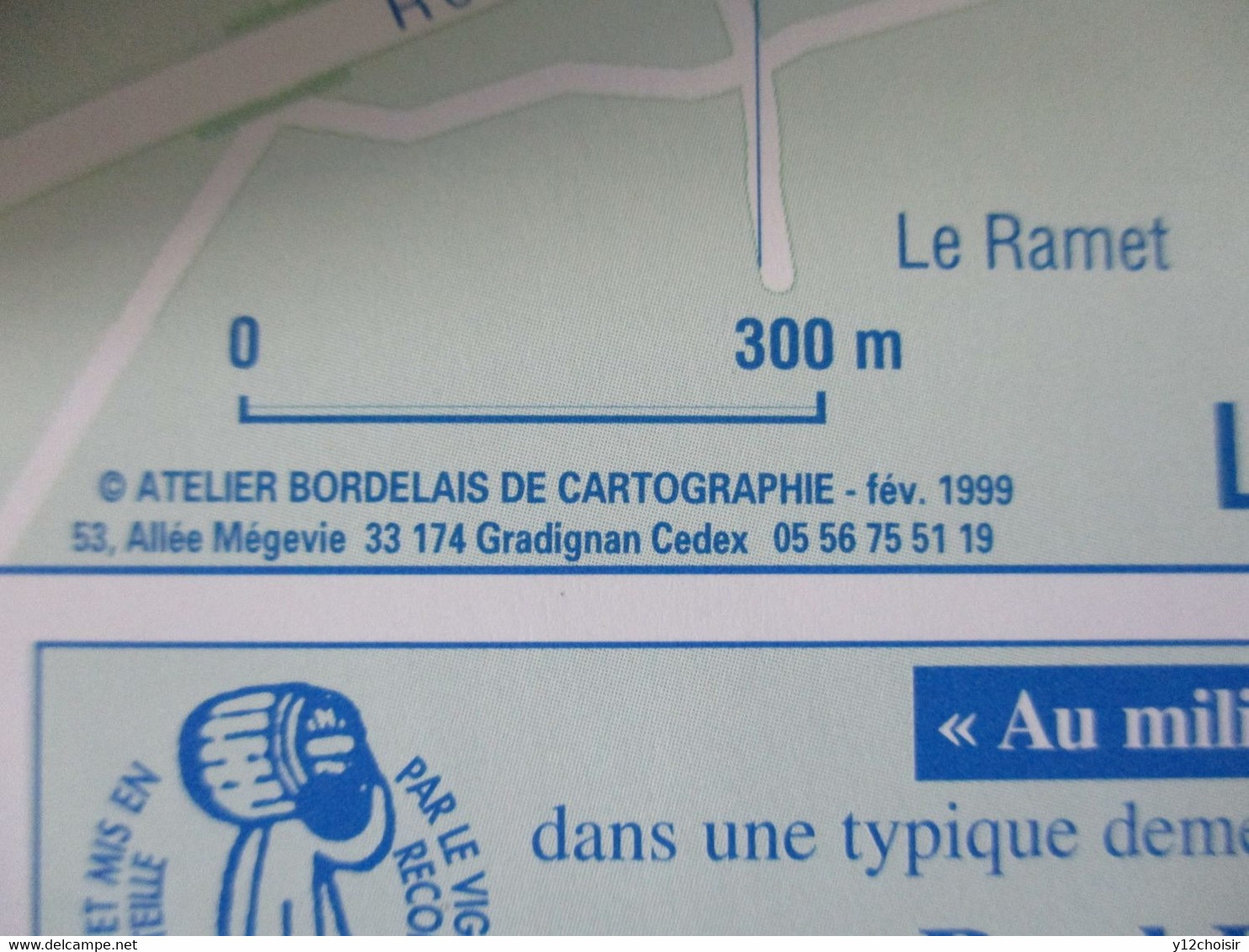 PLAN CARTE 1999 DE SAINTES CHARENTE MARITIME - Cartes Topographiques