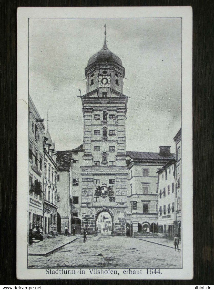 251 - AK VILSHOFEN An Der Donau - Stadtturm - 1913 - Vilshofen