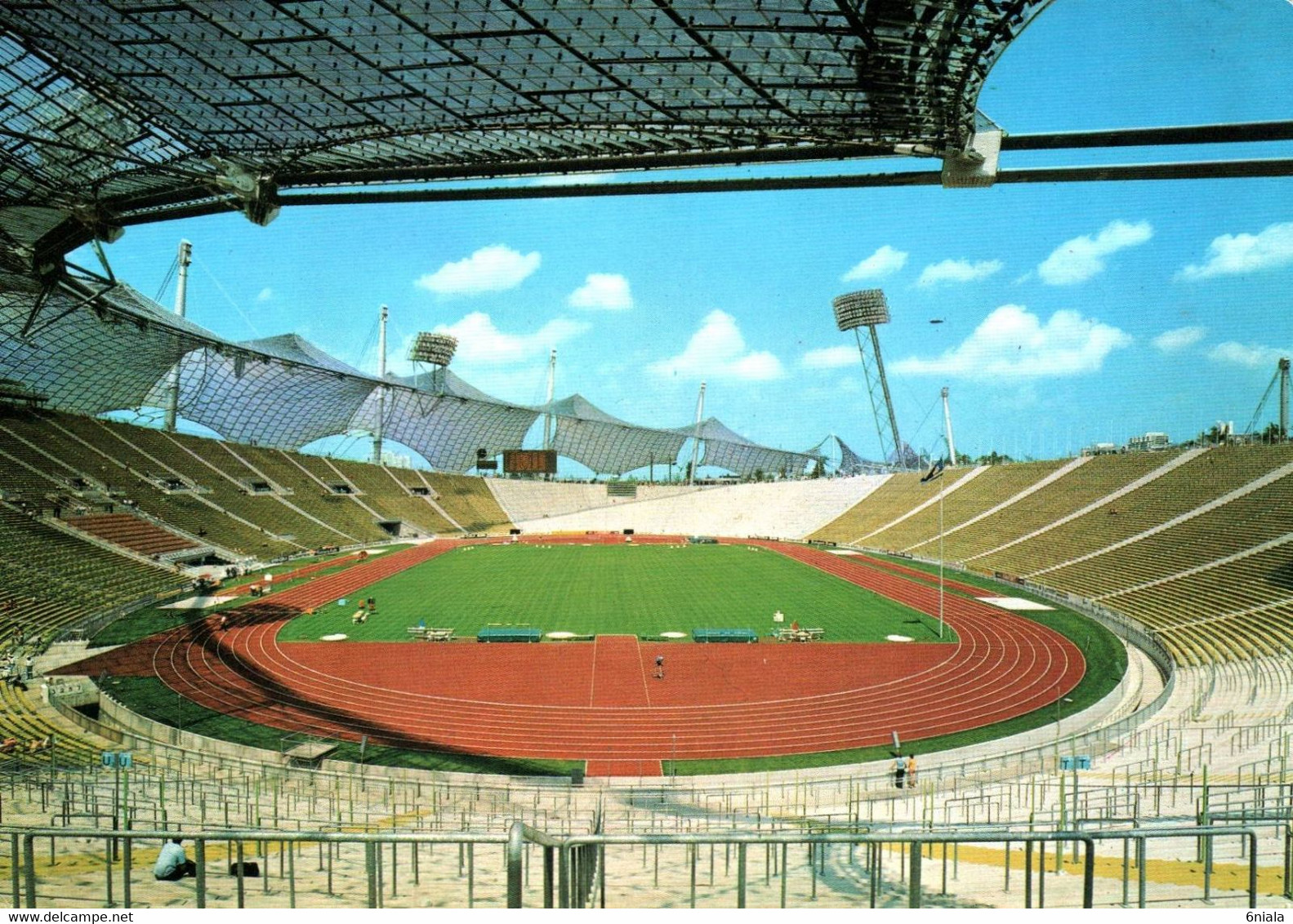 16313 MUNICH Stadium Parc Olympique 1972 JO Foot Ball Football  Stade  Stadion Estadio  (Recto-verso) - Estadios