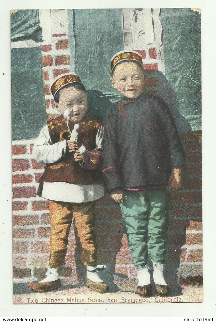 TWO CHINESE NATIVE SONS. SAN FRANCISCO . CALIFORNIA - NV   FP - San Francisco