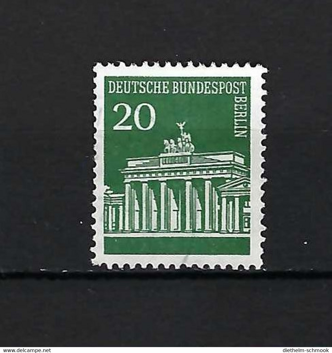 Berlin (117), 1966, Mi. 287R (m. Zählnummer) Gestempelt - Roulettes