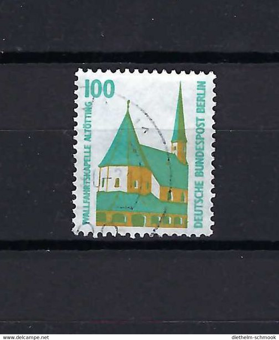 Berlin (134), 1990, Mi.834AR (m. Zählnummer) Gestempelt - Roulettes
