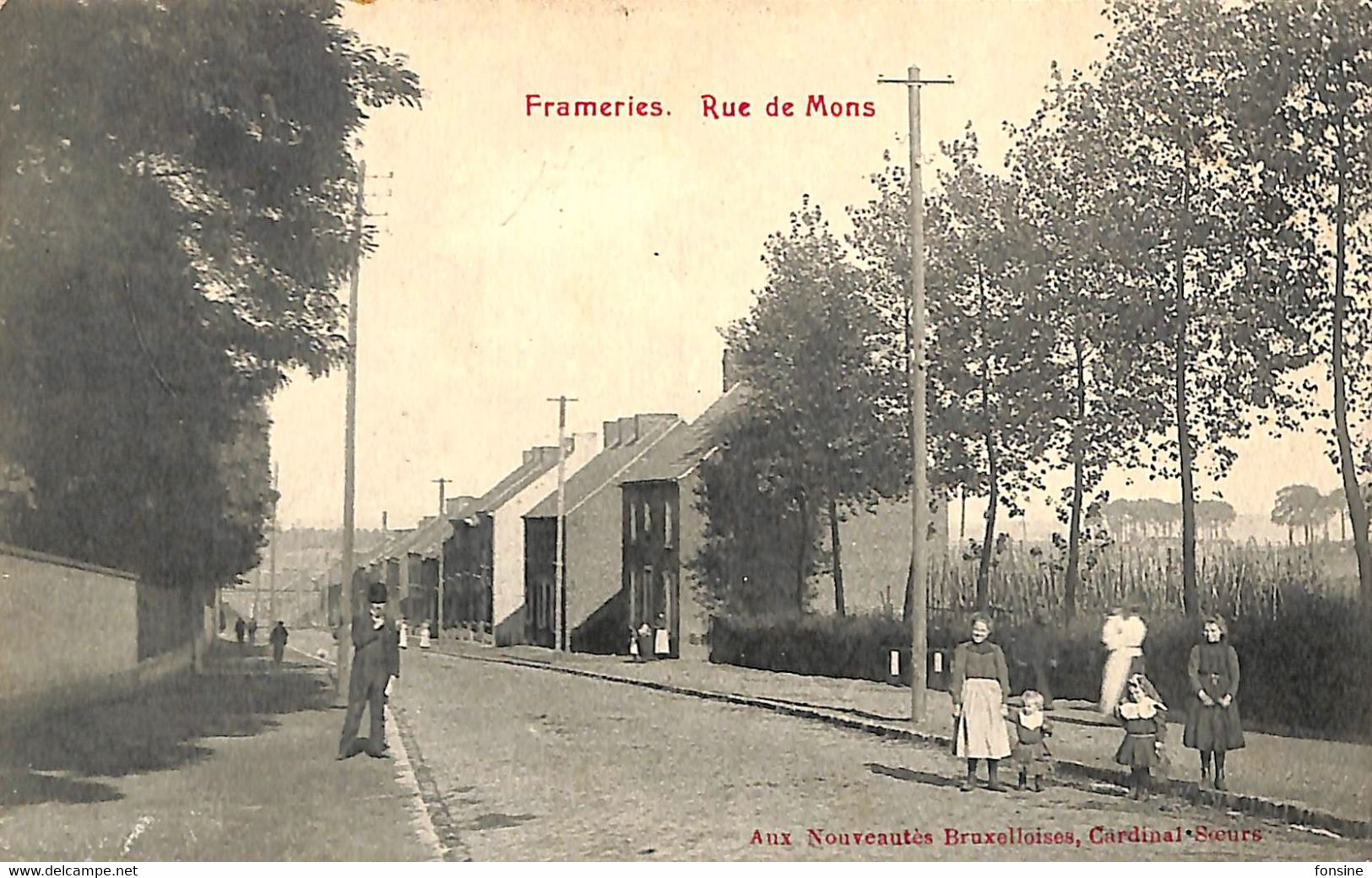 Frameries -  Rue De Mons - Frameries