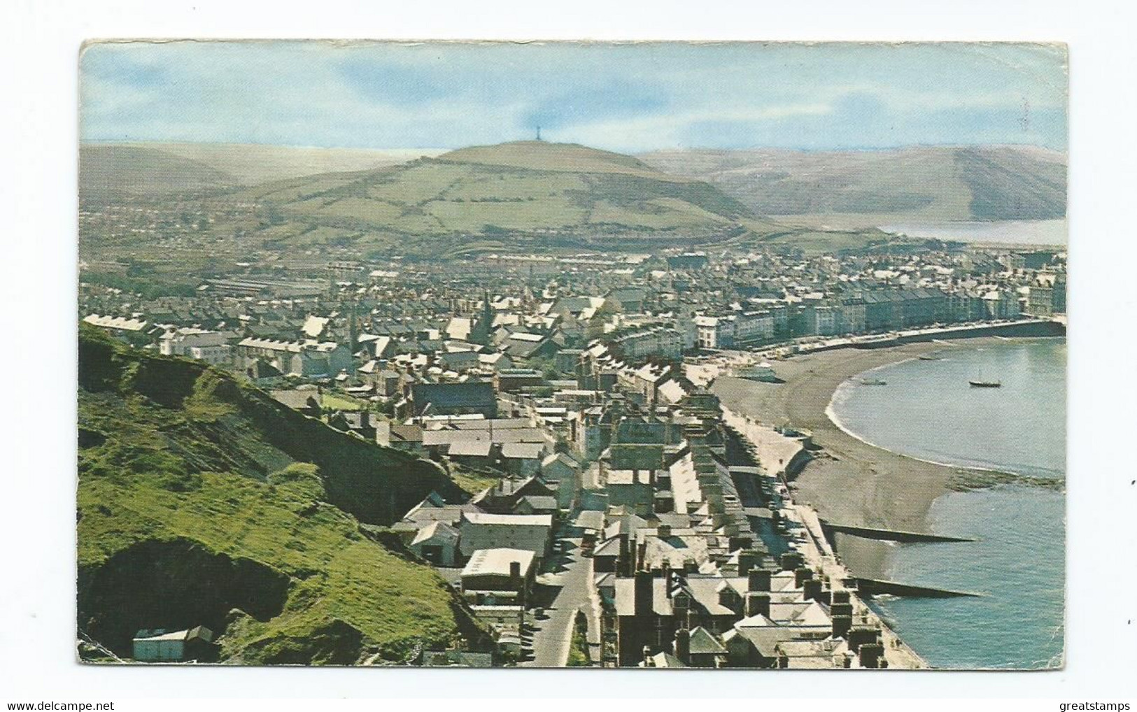 Postcard Cardiganshire Aberystwyth Posted 1960s - Cardiganshire