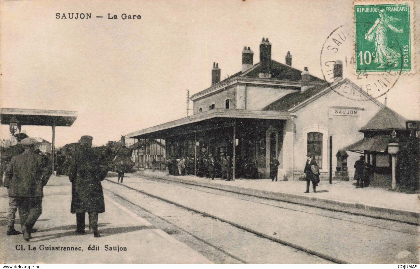 17 - SAUJON - S06463 - La Gare - Train - L1 - Saujon