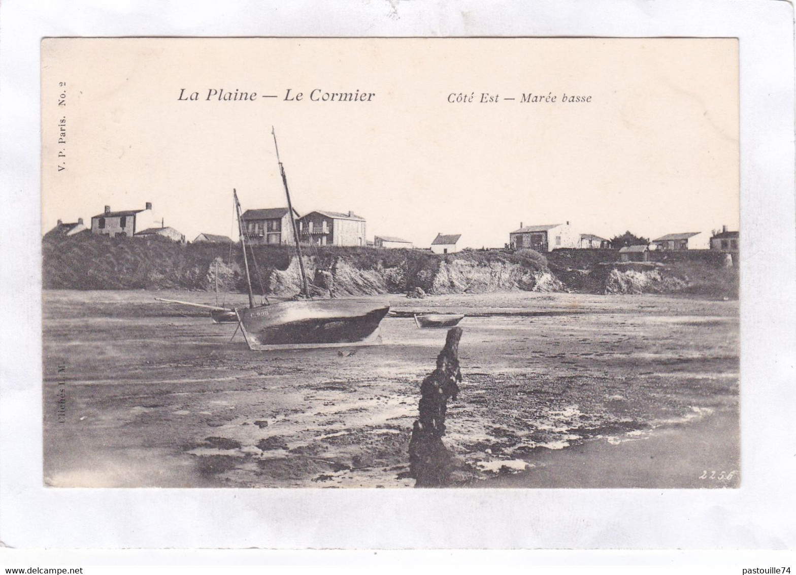 CPA :  14 X 9  - La  Plaine - Le Cormier   Côté Est  -  Marée  Basse - La-Plaine-sur-Mer