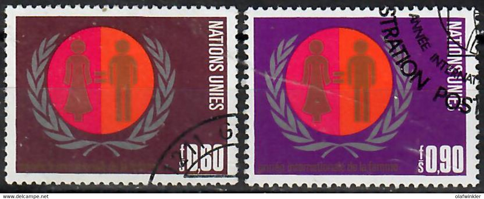 1975 Année Internationale De La Femme Zum 48-49 / Mi 48-49 / Sc 48-49 / YT 48-49 Oblitéré / Gestempelt /used [zro] - Used Stamps