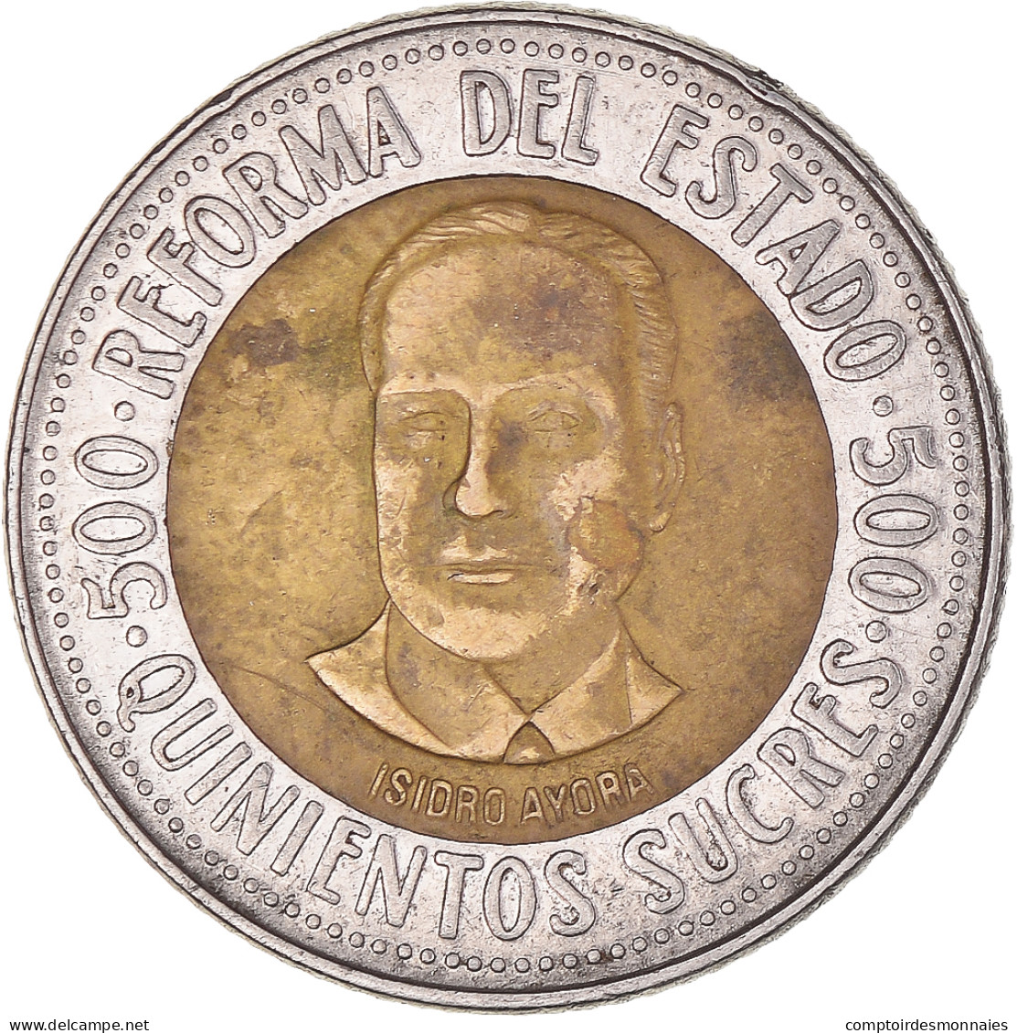 Monnaie, Équateur, 500 Sucres, 1995 - Ecuador