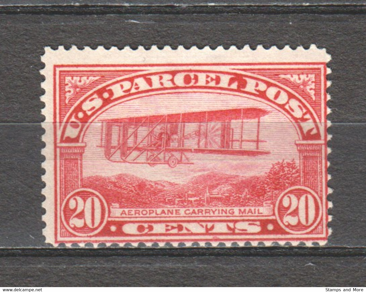 USA 1912 Parcel Stamp Mi 8 MH AIRPLANE - Reisgoedzegels