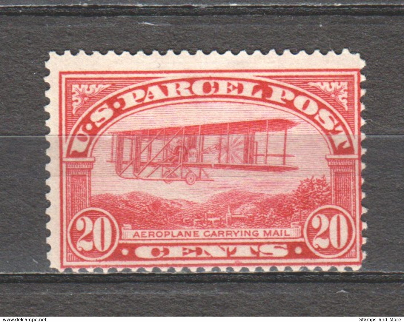 USA 1912 Parcel Stamp Mi 8 MH AIRPLANE - Parcel Post & Special Handling