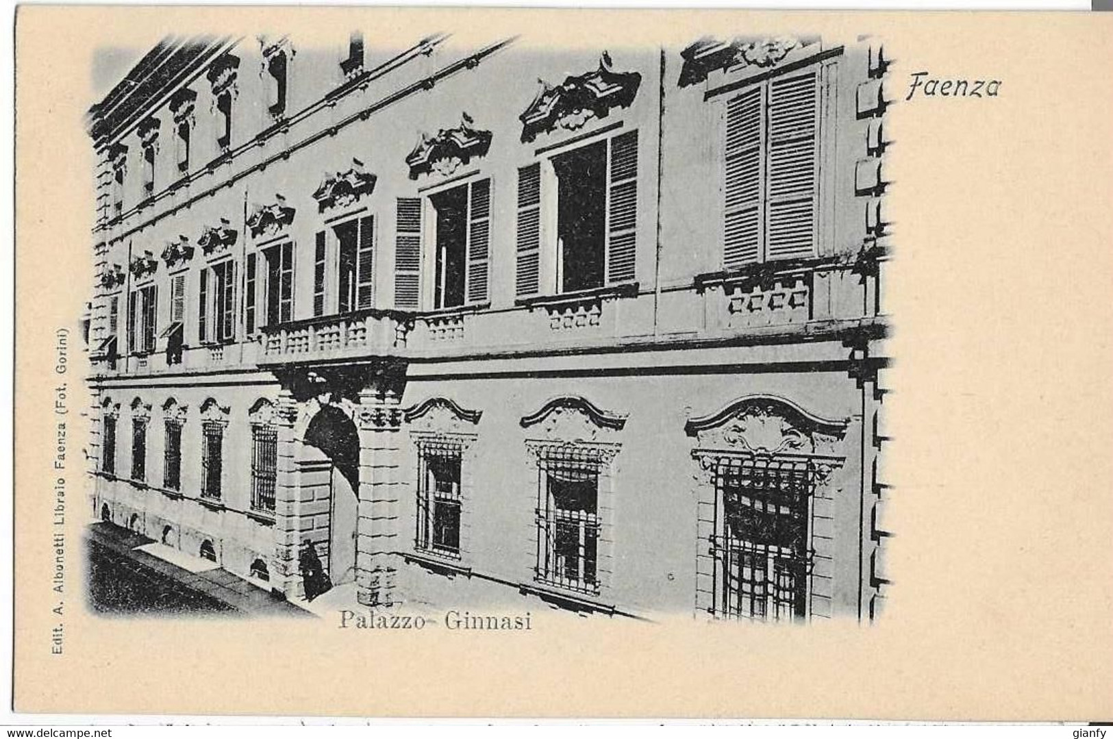 FAENZA PALAZZO GINNASI 1900 - Faenza