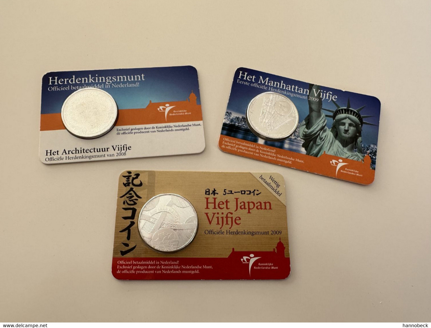 Partie Niederlande 2004 bis 2009 mit 5-EURO-"Europastern-Serie" "PP",  5-EURO-Sondermünzen "ST"