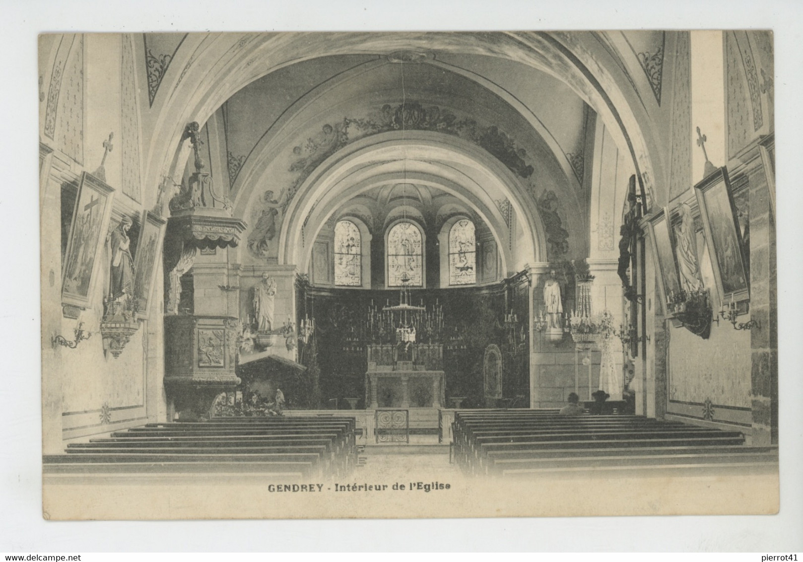 GENDREY - Intérieur De L'Eglise - Gendrey