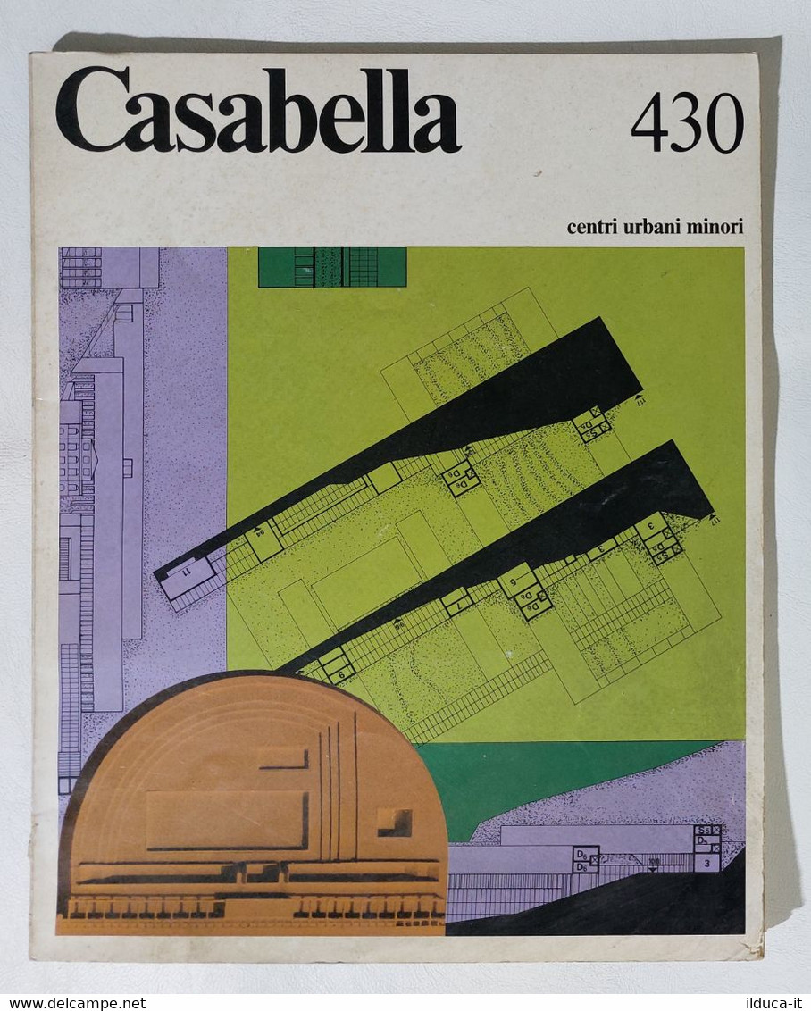 12371 CASABELLA - Nr. 430 1977 - Centri Urbani Minori; Livorno; Palermo - Art, Design, Décoration