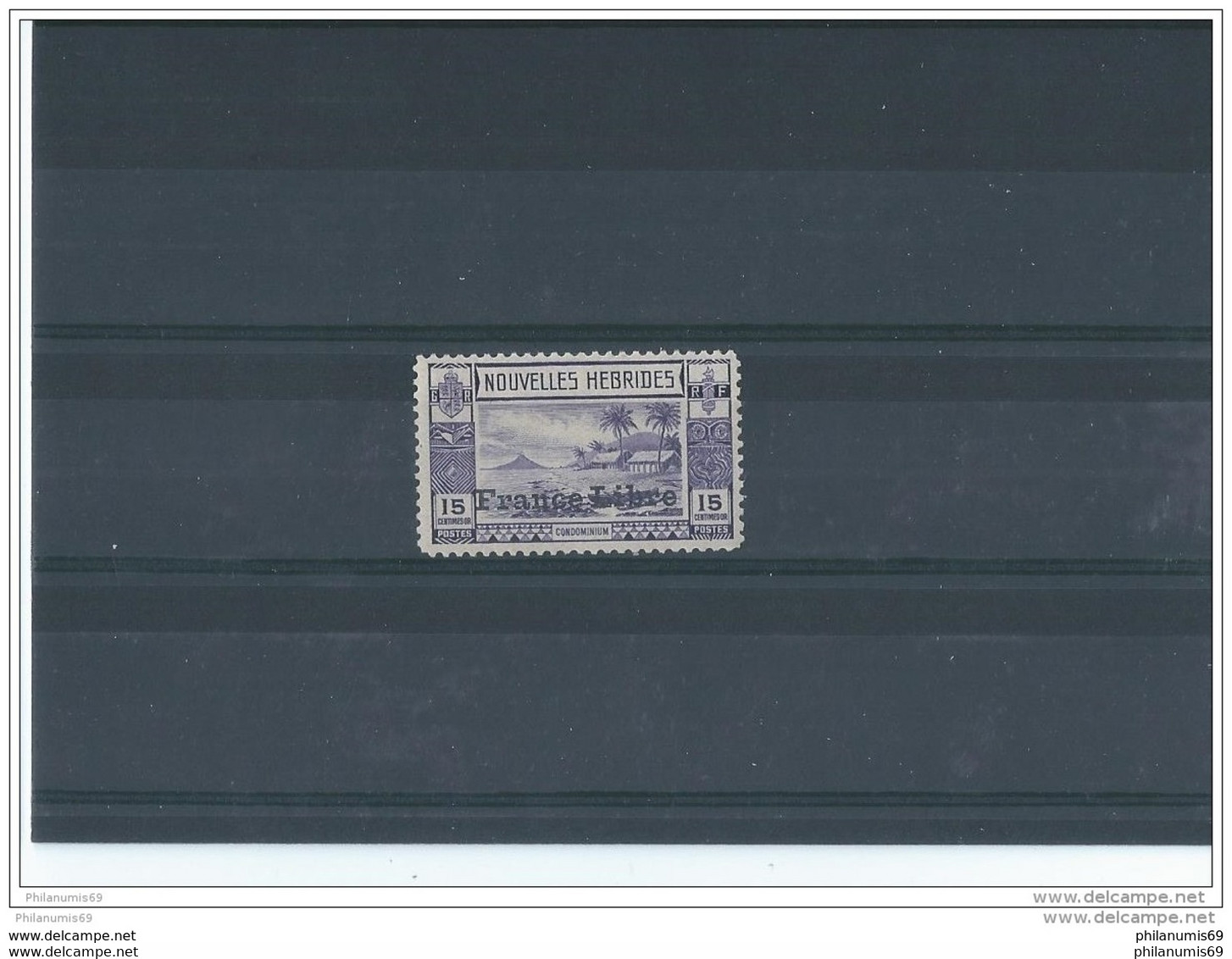 NVLLE-HEBRIDES 1941 - YT N° 126 NEUF AVEC CHARNIERE * (MLH) GOMME D'ORIGINE TTB - Unused Stamps