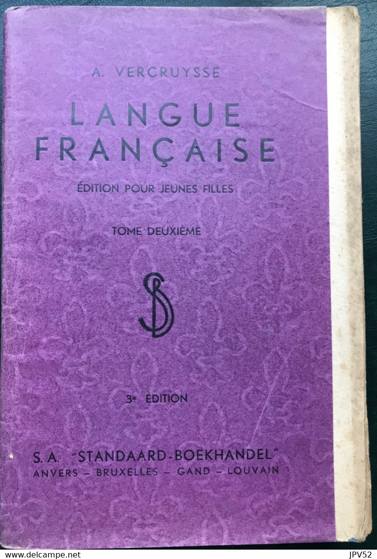 (515) Langue Française - A. Vercruysse - 194 Blz. - Escolares