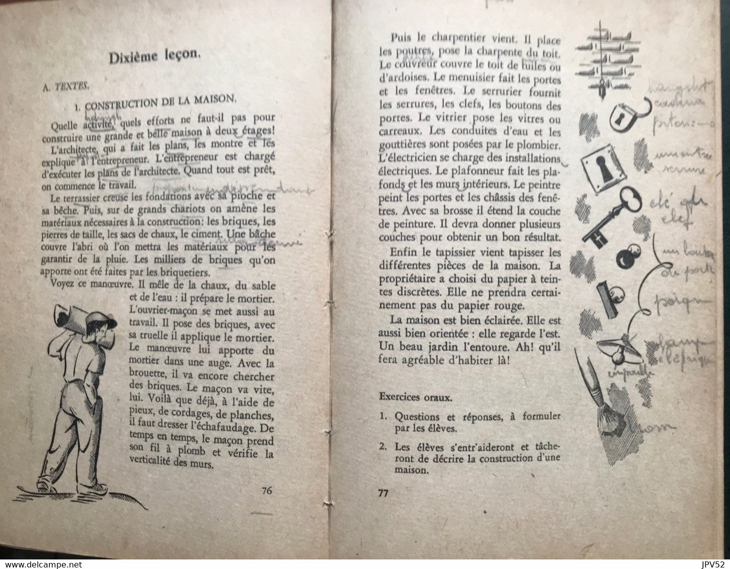 (515) Langue Française - A. Vercruysse - 194 Blz. - Escolares