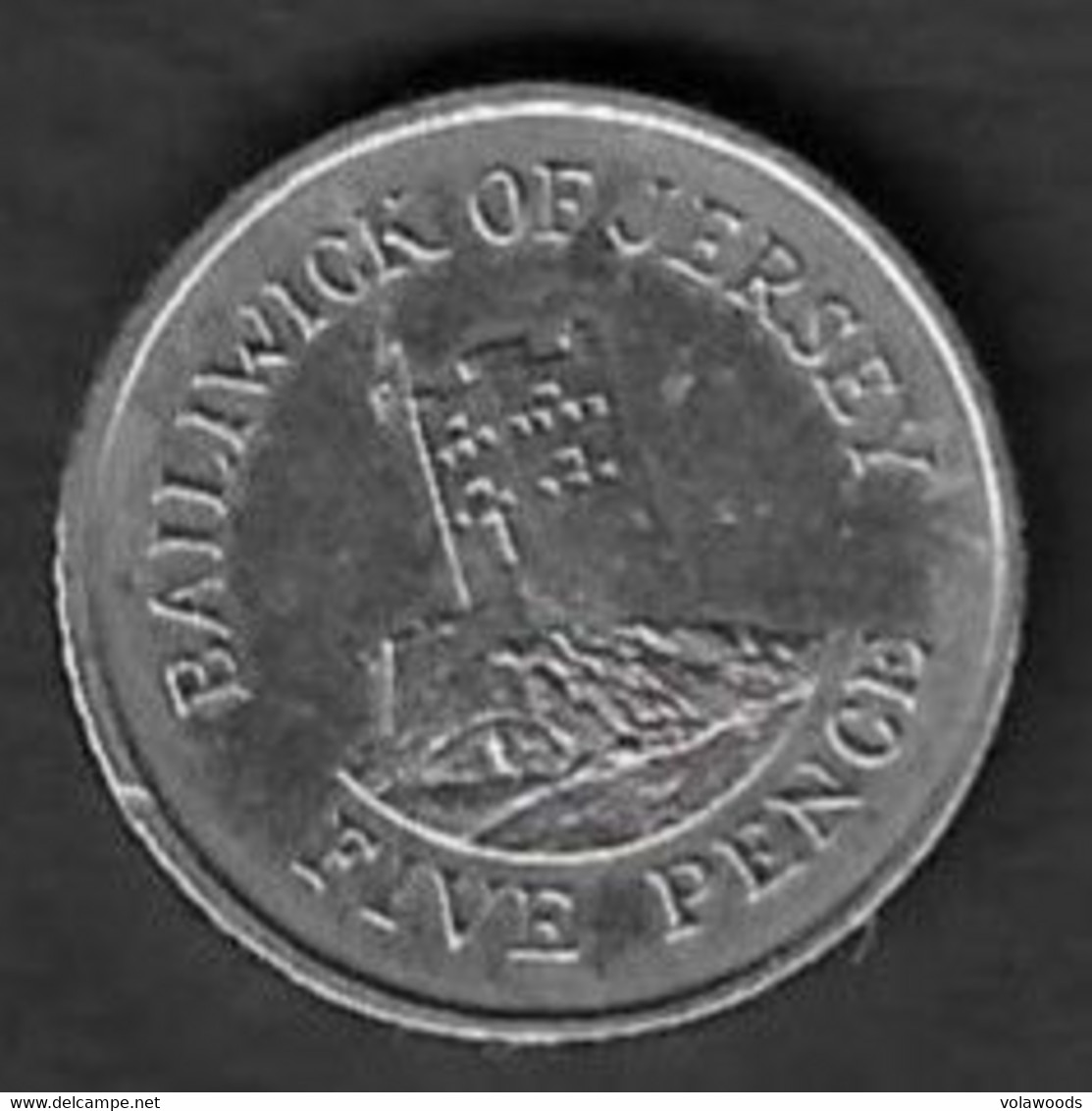 Jersey - Moneta Circolata Da 5 Pence Km56.2 - 1990 - Islas Del Canal
