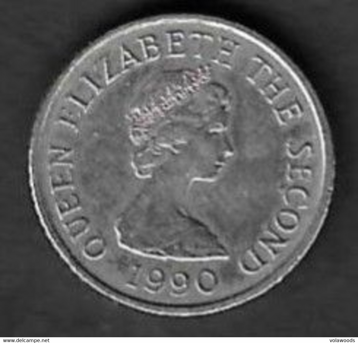Jersey - Moneta Circolata Da 5 Pence Km56.2 - 1990 - Islas Del Canal