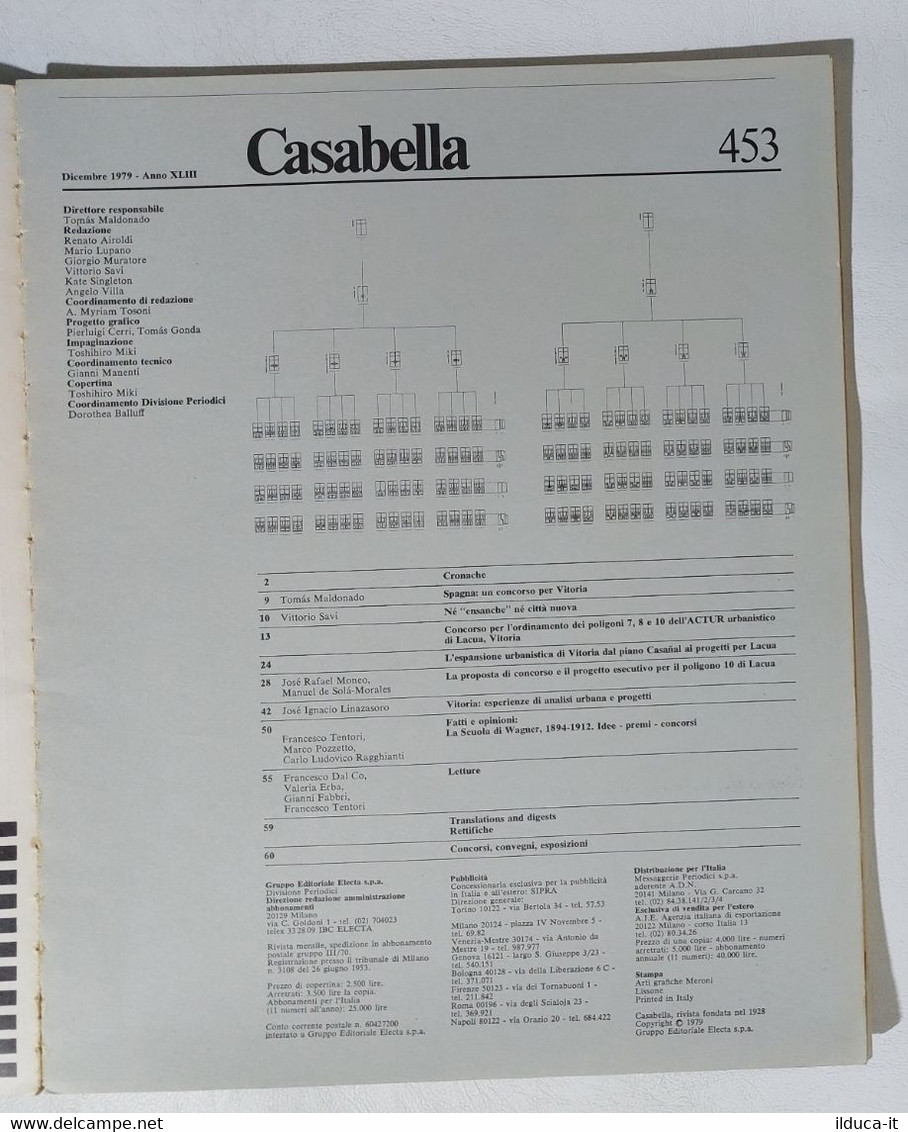 12510 CASABELLA - Nr. 453 1979 - Spagna; Espansione Urbanistica ... - Arte, Diseño Y Decoración