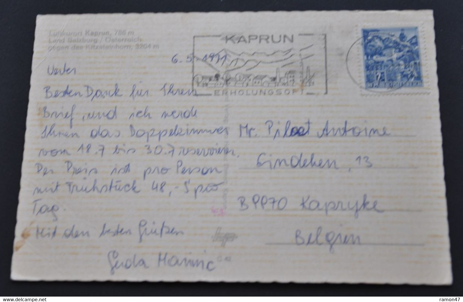 Kaprun - Luftkurort Gegen Das Kitzsteinhorn - Aufnahme Und Verlag Foto Helmut Ehmert, Kaprun - # C 42 - Kaprun