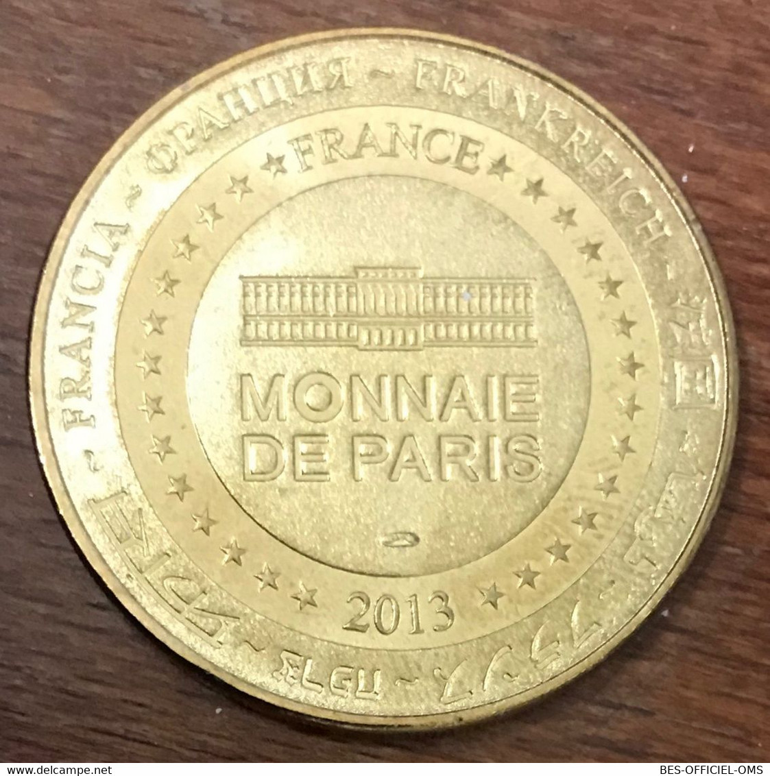 13 MARSEILLE NOTRE-DAME DE LA GARDE LA VIERGE MDP 2013 MÉDAILLE MONNAIE DE PARIS JETON TOURISTIQUE MEDALS COINS TOKENS - 2013