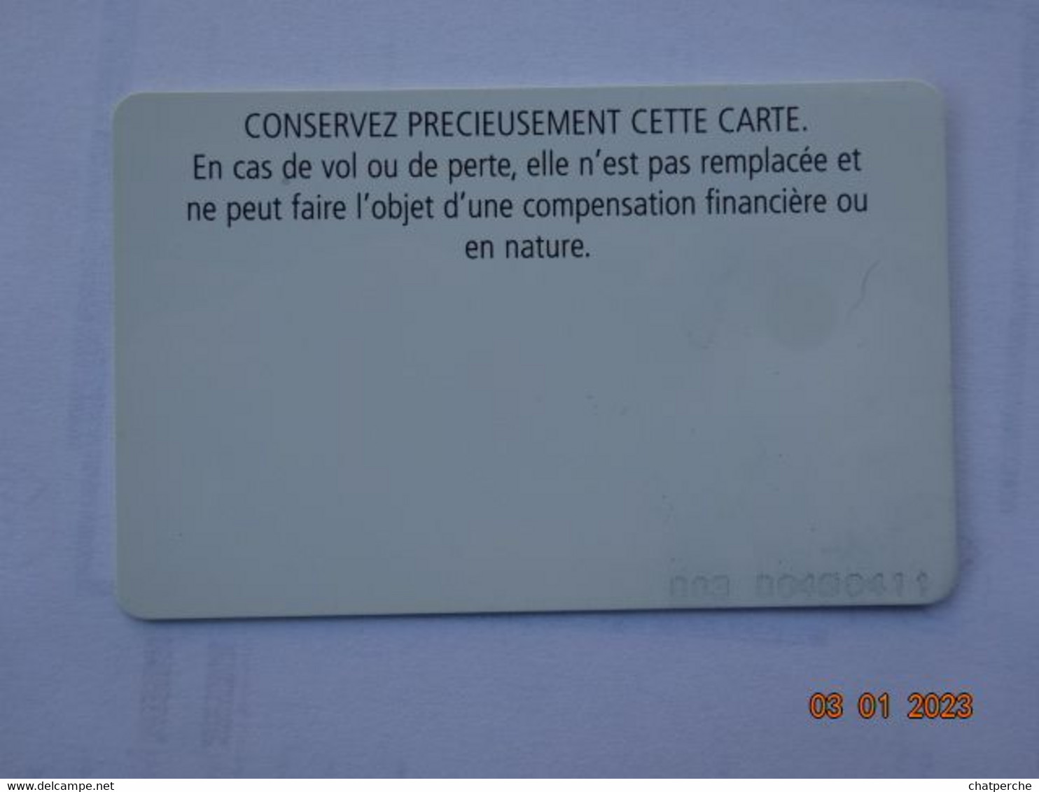 CARTE  A PUCE CHIP CARD LAVAGE AUTO AUTOMOBILE CARTAPLUS FINA - Car Wash Cards