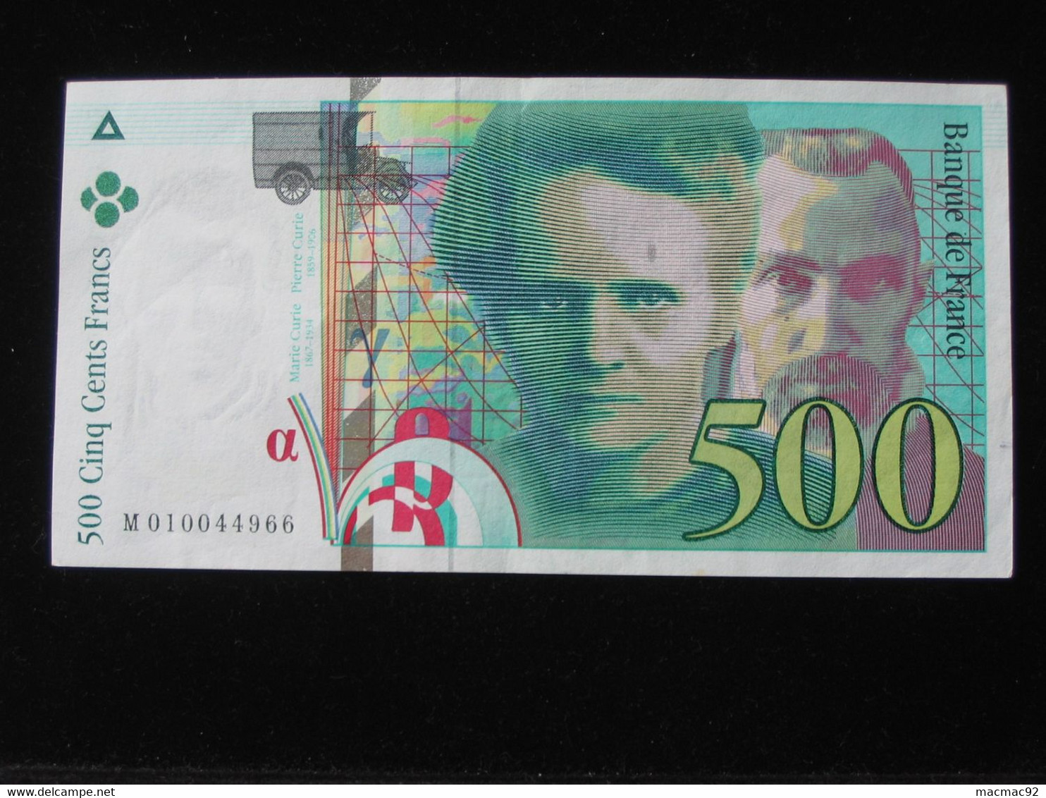 500 Francs  - Pierre Et Marie CURIE 1994   **** EN ACHAT IMMEDIAT **** - 500 F 1994-2000 ''Pierre Et Marie Curie''