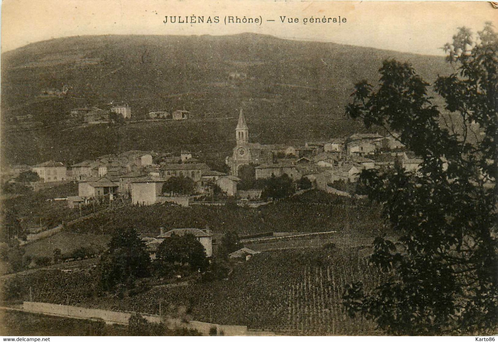 Juliénas * Vue Générale Du Village - Julienas