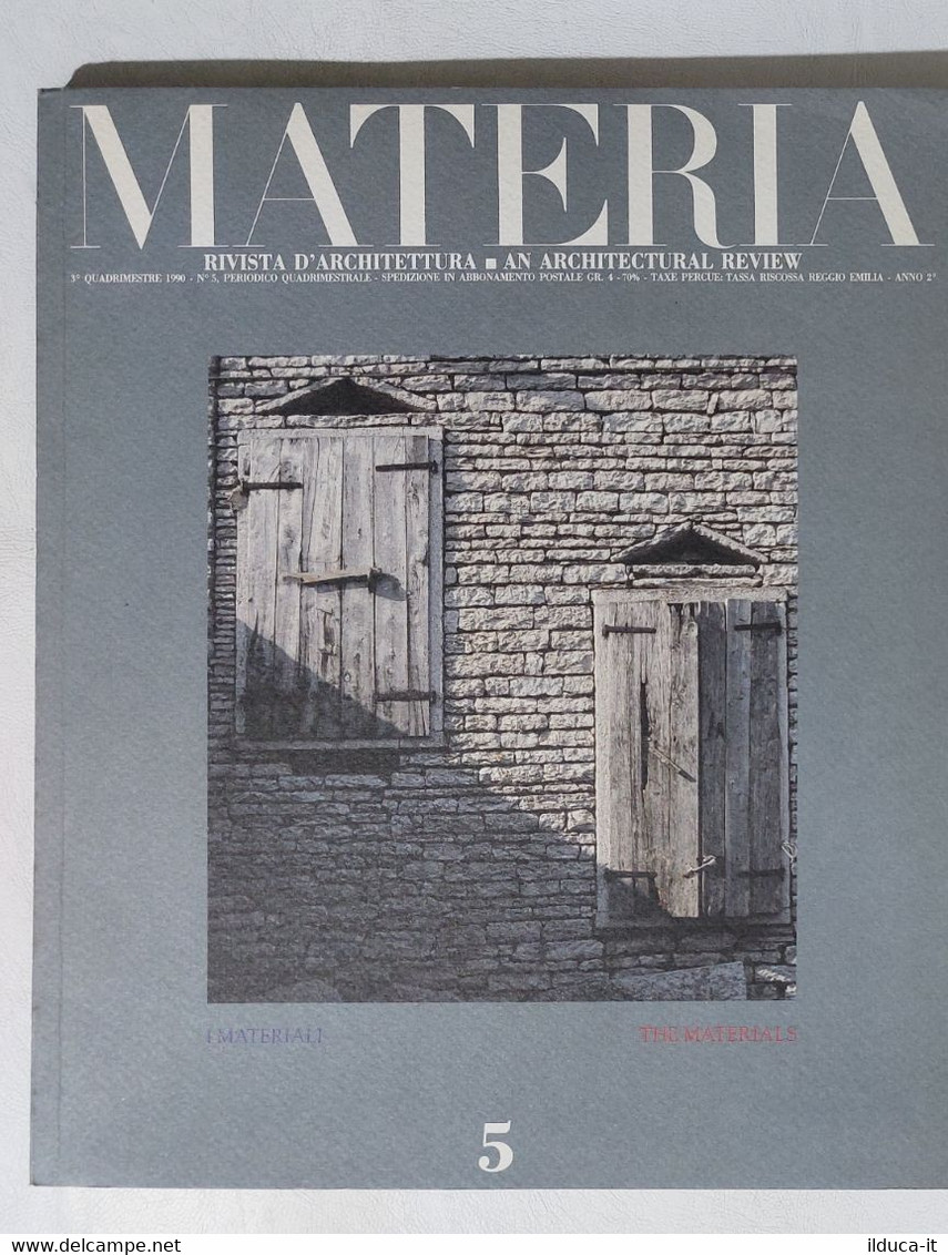 16024 MATERIA - Nr. 5 1990 - I Materiali - Natur, Garten, Küche