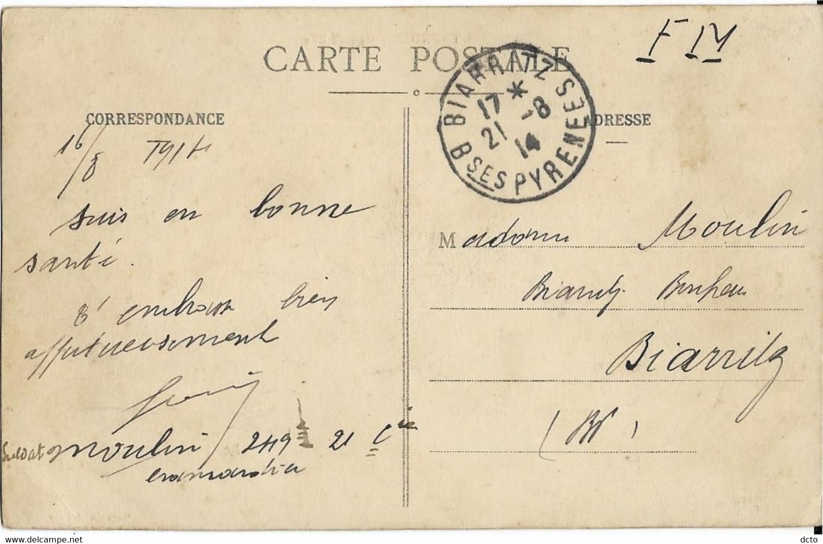 Village Lorrain (indication Grattée, Envoi 1914 ??) - Lorraine