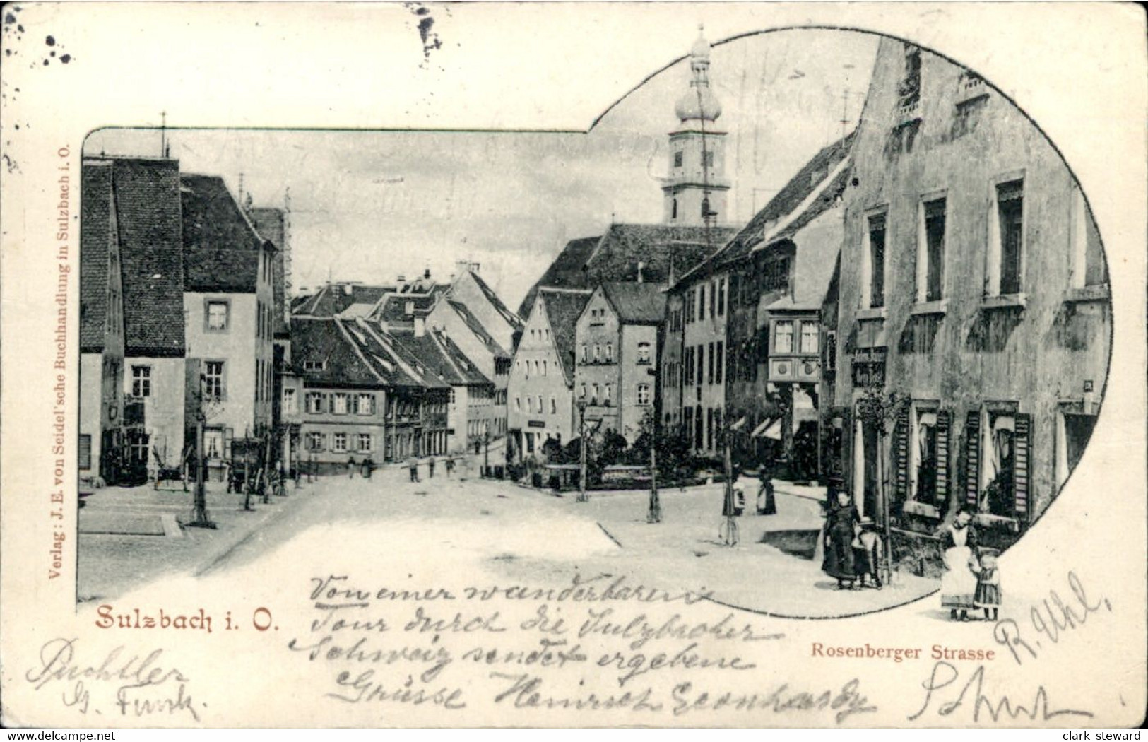 Sulzbach / Opf - Rosenberger Strasse - Sulzbach-Rosenberg Nach Nürnberg - 1905 - Stempel "Rosenberg" - Sulzbach-Rosenberg