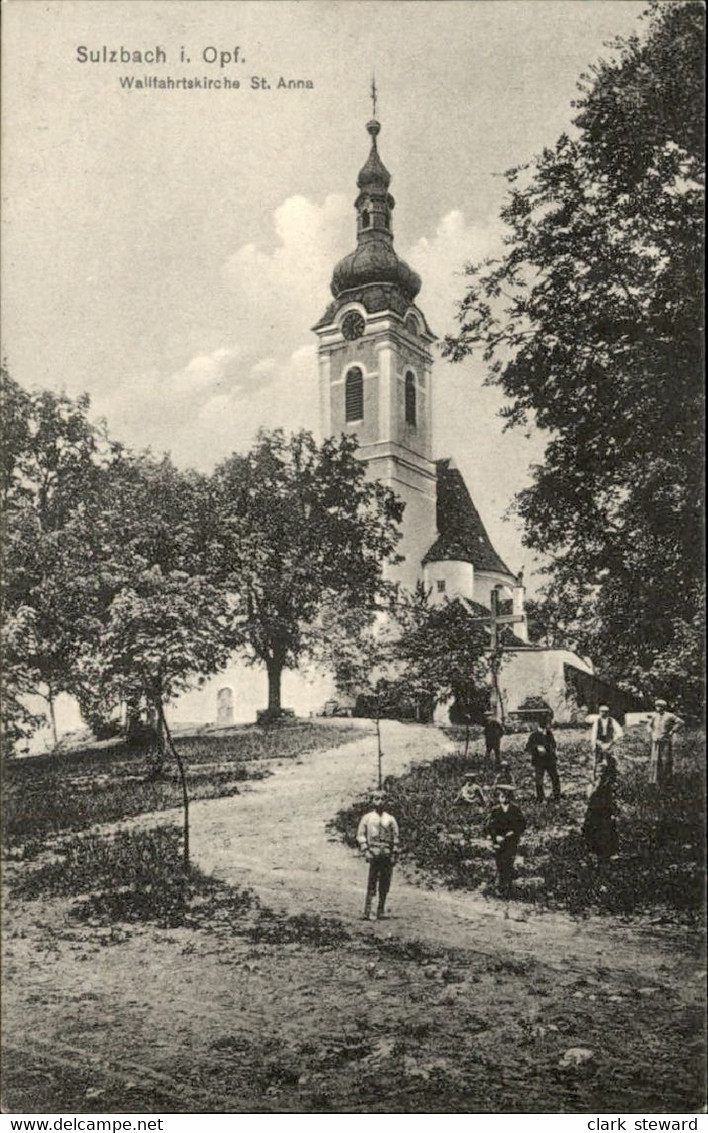 Sulzbach / Opf - St. Anna Kirche - Rosenberg Nach Amberg - 1915 - Stempel "Rosenberg" Zweikreisstempel - Sulzbach-Rosenberg